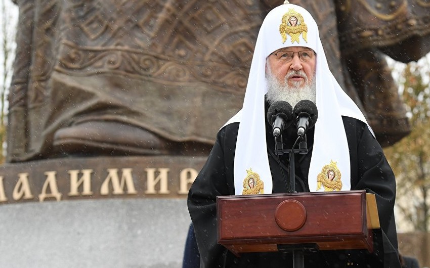Patriarx Kirill: Dini abidələrin qorunması Qarabağ münaqişəsinin kəskinləşməsindən qaçmağa imkan verəcək