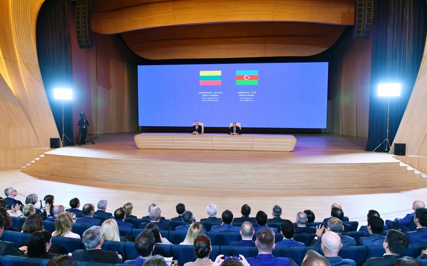 Науседа: Азербайджан и Литва обладают большим потенциалом для экономического сотрудничества