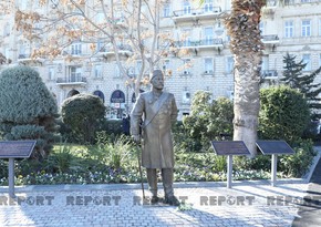 Повреждение памятника Гаджи Зейналабдину Тагиеву выясняется