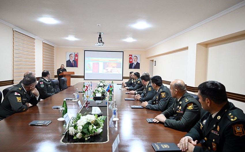 Делегация Департамента военной полиции Грузии прибыла в Азербайджан
