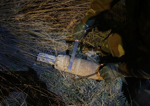 В Сумгайыте обнаружен танковый снаряд