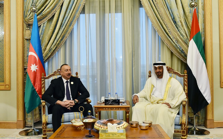 President Ilham Aliyev met with Crown Prince of Abu Dhabi, deputy Supreme Commander of UAE Armed Forces