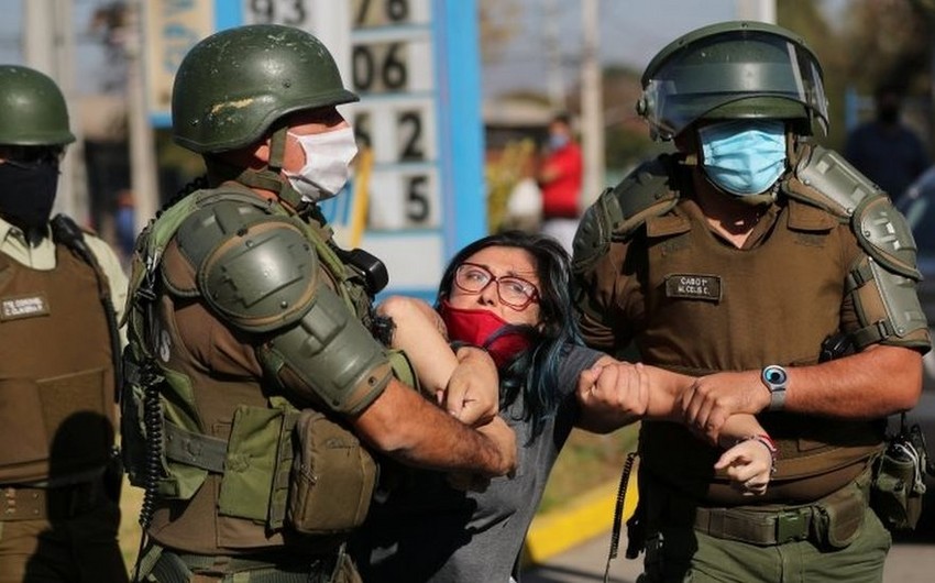 В годовщину госпереворота в Чили задержали 10 человек