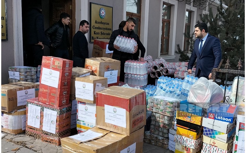 Over 500 tons of humanitarian aid sent to Türkiye via BTK after quake, says Consul General