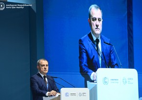 Ceyhun Bayramov “Buzlaqlar-2025: Buzlaqların qorunması üçün qlobal tədbirlərin görülməsi” mövzusunda tədbirdə çıxış edib