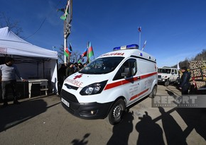 ICRC vehicles and ambulance of Armenians pass freely along Shusha-Khankandi road again - VIDEO