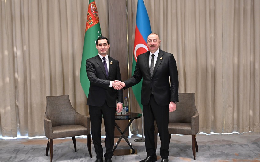 President Ilham Aliyev hails political dialogue between Azerbaijan and Turkmenistan 