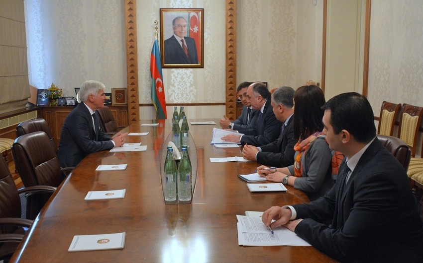 Elmar Mammadyarov received incoming Honorary Consul of Azerbaijan to Austria