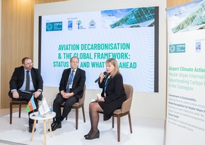 Heydər Əliyev Beynəlxalq Aeroportu COP29-da aviasiya dekarbonizasiyasında liderliyini nümayiş etdirir