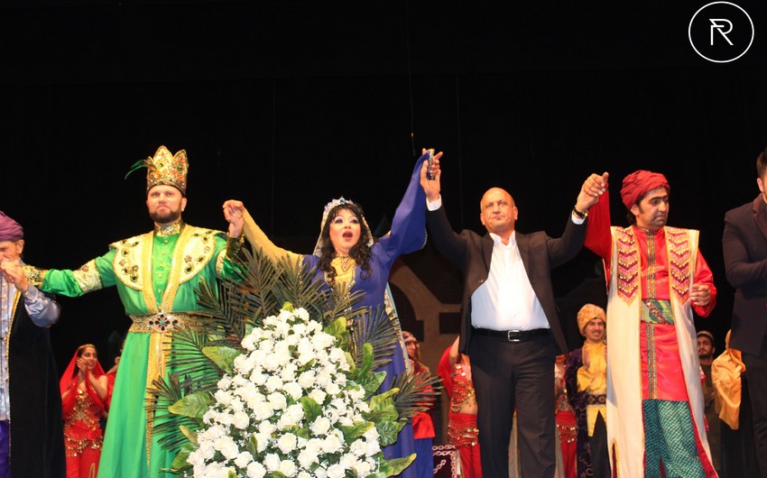 Musiqili Teatrda “Bağdadda bir gün” tamaşasının premyerası olub