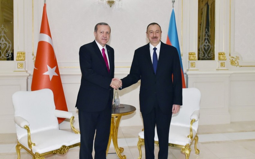 Эрдоган направил письмо президенту Азербайджана