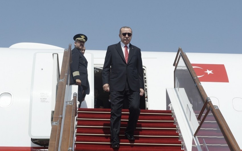 Erdogan went on an official visit to Azerbaijan