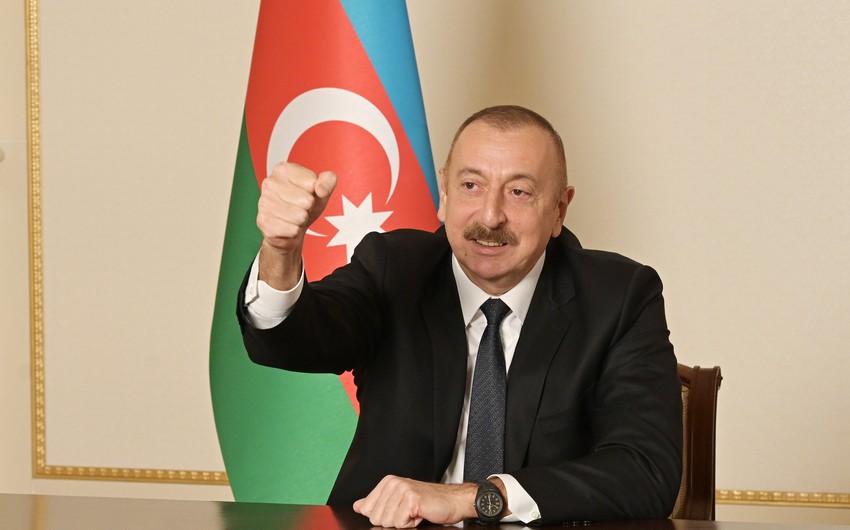 Президент Азербайджана: Мы одержали победу на поле боя