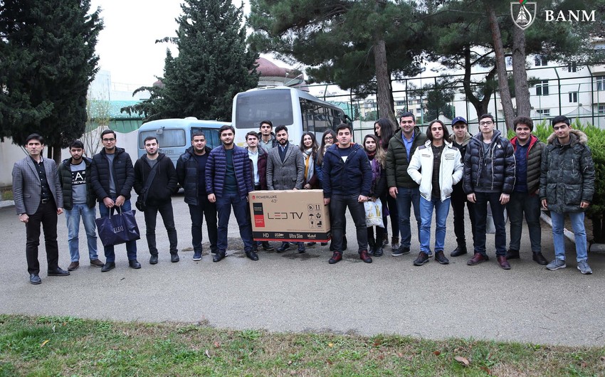 Baku Higher Oil School students visit Children Home