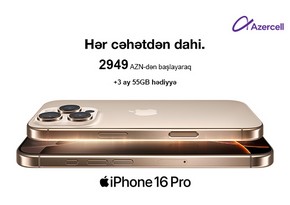 Azercell “iPhone 16”nı təqdim edir