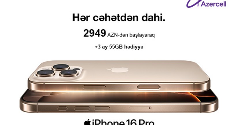 Azercell “iPhone 16”nı təqdim edir