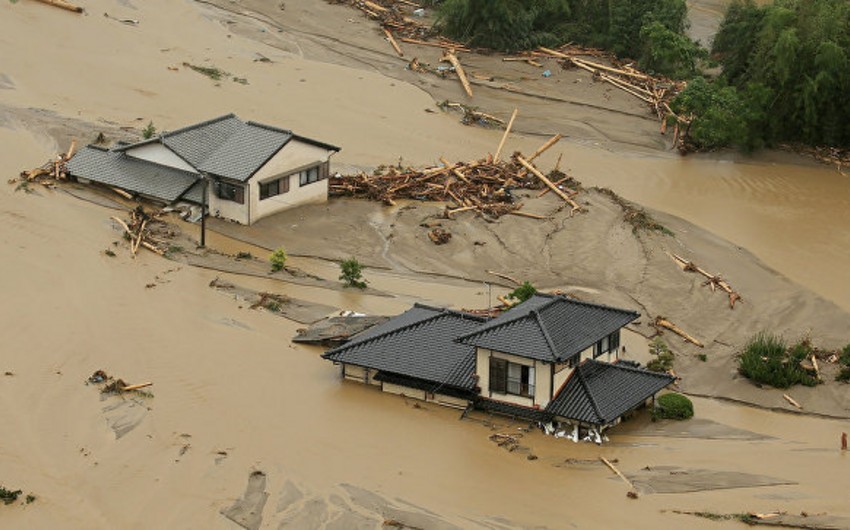 Yaponiyada leysan yağışlar 6 nəfərin ölümünə səbəb olub
