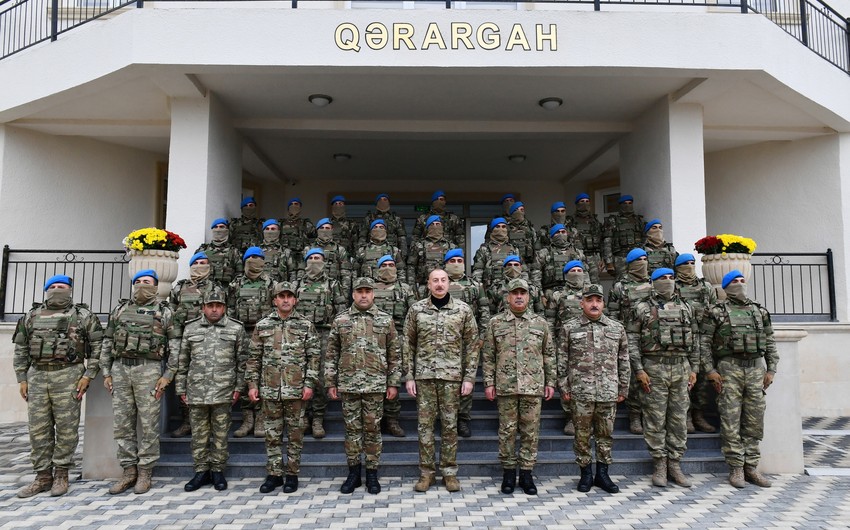 Commander-in-Chief congratulates military on Victory Day in Fuzuli