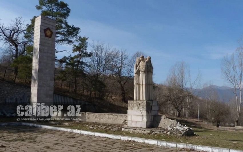 Memorial complex destroyed by Armenians in Shusha being restored