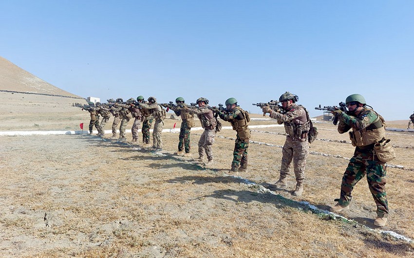 Спецназовцы Азербайджана, Турции и Пакистана выполнили стрельбы из различного оружия