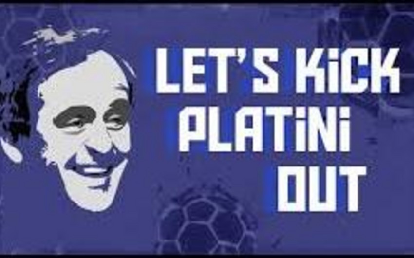 Ronaldo's fans: Let's kick Platini out! - VIDEO