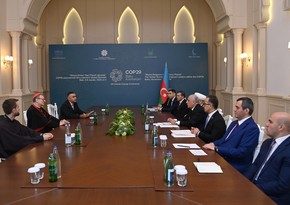 Ali Asadov meets with participants of Global Summit of Religious Leaders in Baku