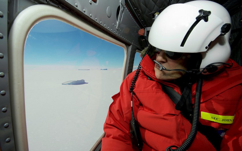 Госсекретарь США Джон Керри прибыл в Антарктиду