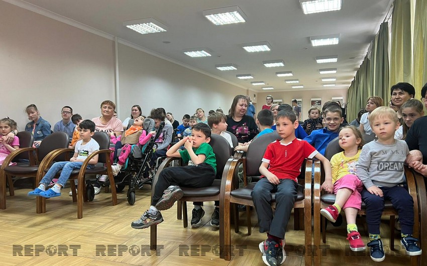 Сотрудники представительства Фонда Гейдара Алиева навестили московский детский дом 