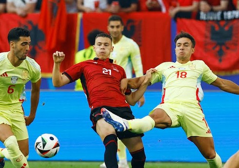 ЕВРО-2024: Испания обыгрывает Албанию после первого тайма матча третьего тура