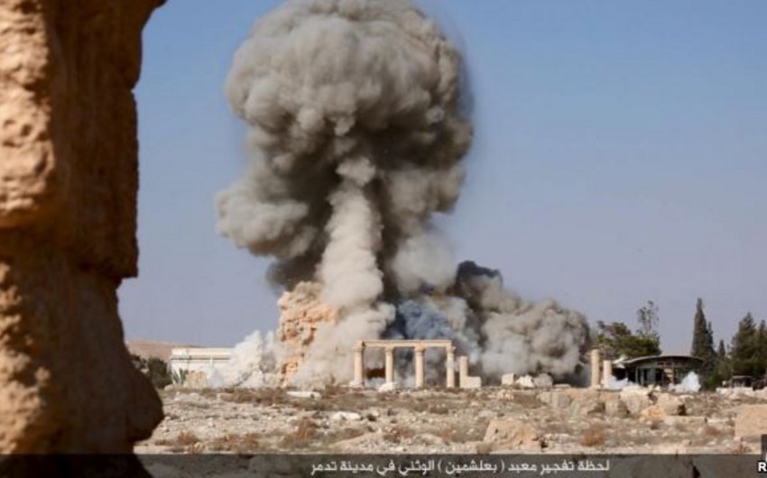 UN confirms Palmyra temple destroyed - PHOTO