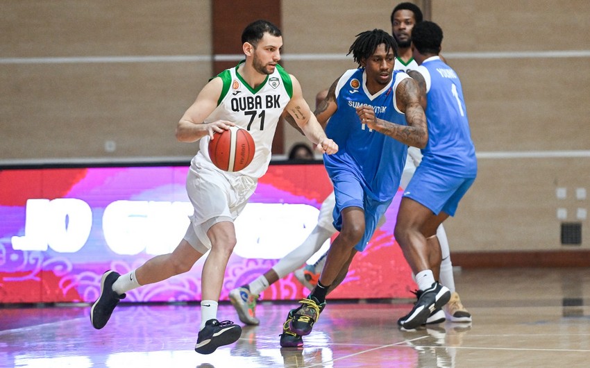 Azərbaycan Basketbol Liqasının XIV turunda Quba Sumqayıta qalib gəlib