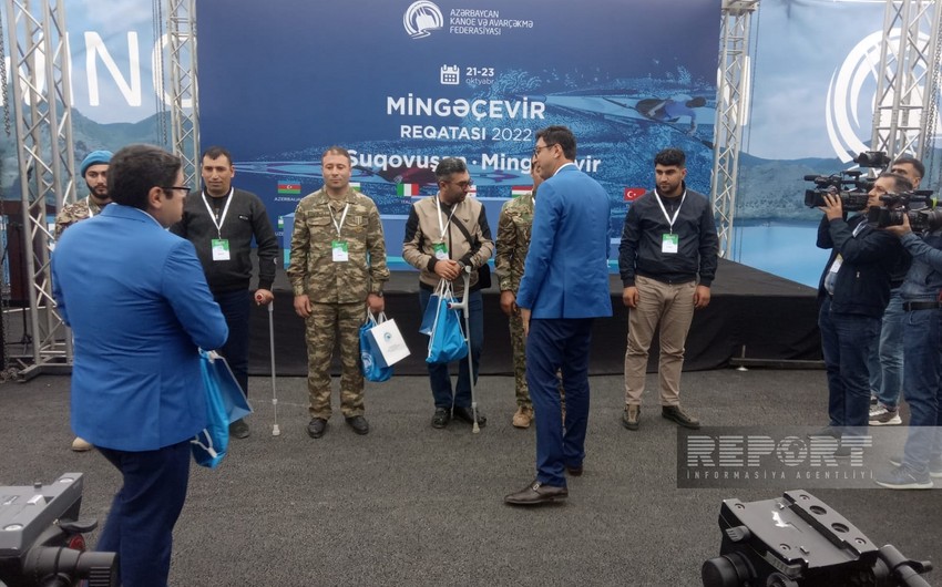 Mingəçevir Reqatasında qazilər mükafatlandırılıb