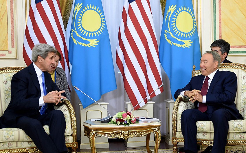Госсекретарь США встретился с президентом Казахстана