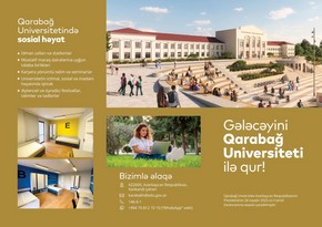 Qarabağ Universitetinin bukleti hazırlanıb