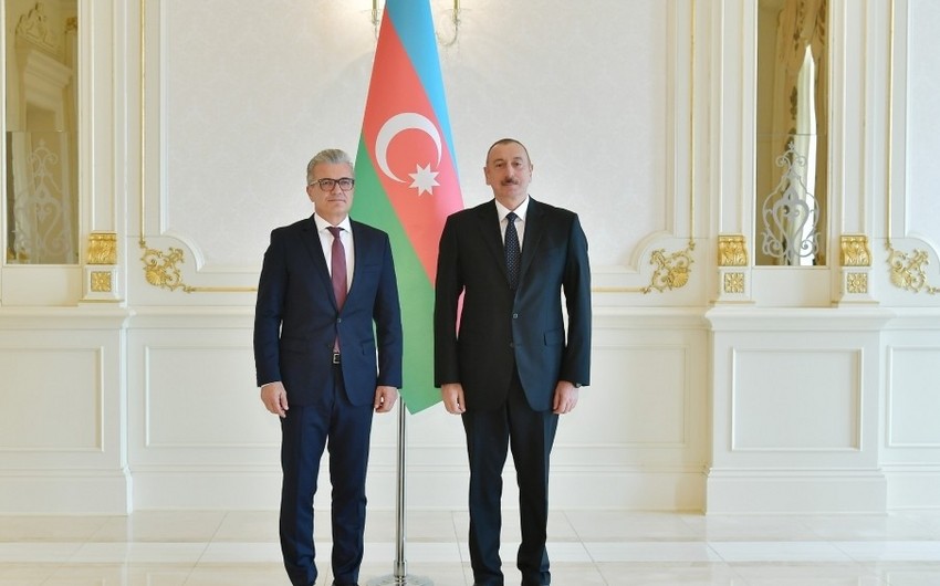 President of Azerbaijan receives credentials of three incoming ambassadors