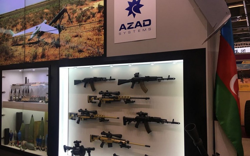 Военная продукция азербайджанского производства демонстрируется в Париже - ФОТО