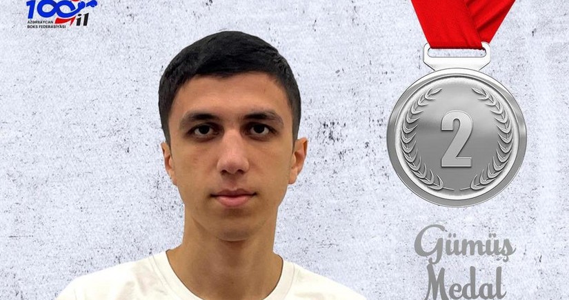 Azərbaycan boksçusu Avropa çempionatında gümüş medal qazanıb