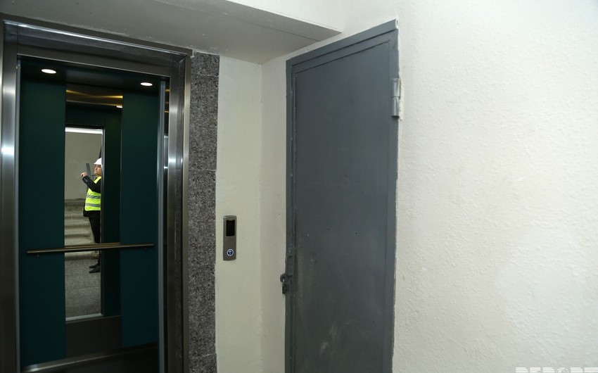 В Баку украдена тормозная система недавно установленных лифтов