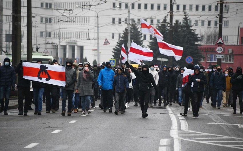 В Минске проходят акции протеста