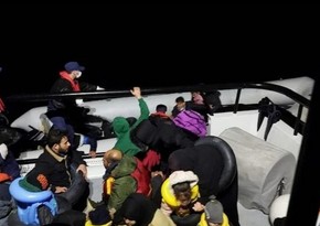 Turkish coast guard rescues dozens of migrants 