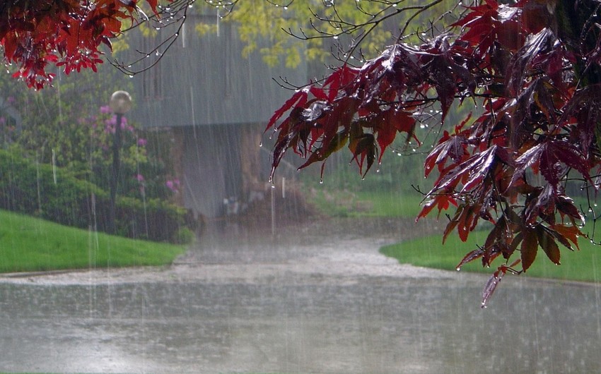 Weather conditions to change in Azerbaijan; rain, hail expected