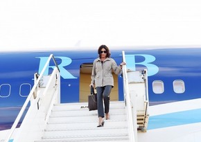 First Vice-President of Azerbaijan Mehriban Aliyeva arrives in Italy for official visit