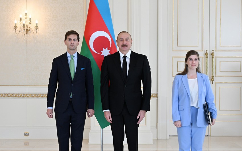 President Ilham Aliyev receives credentials of incoming ambassador of Belgium to Azerbaijan