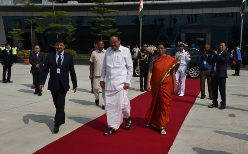 Vice President of India leaves for Baku