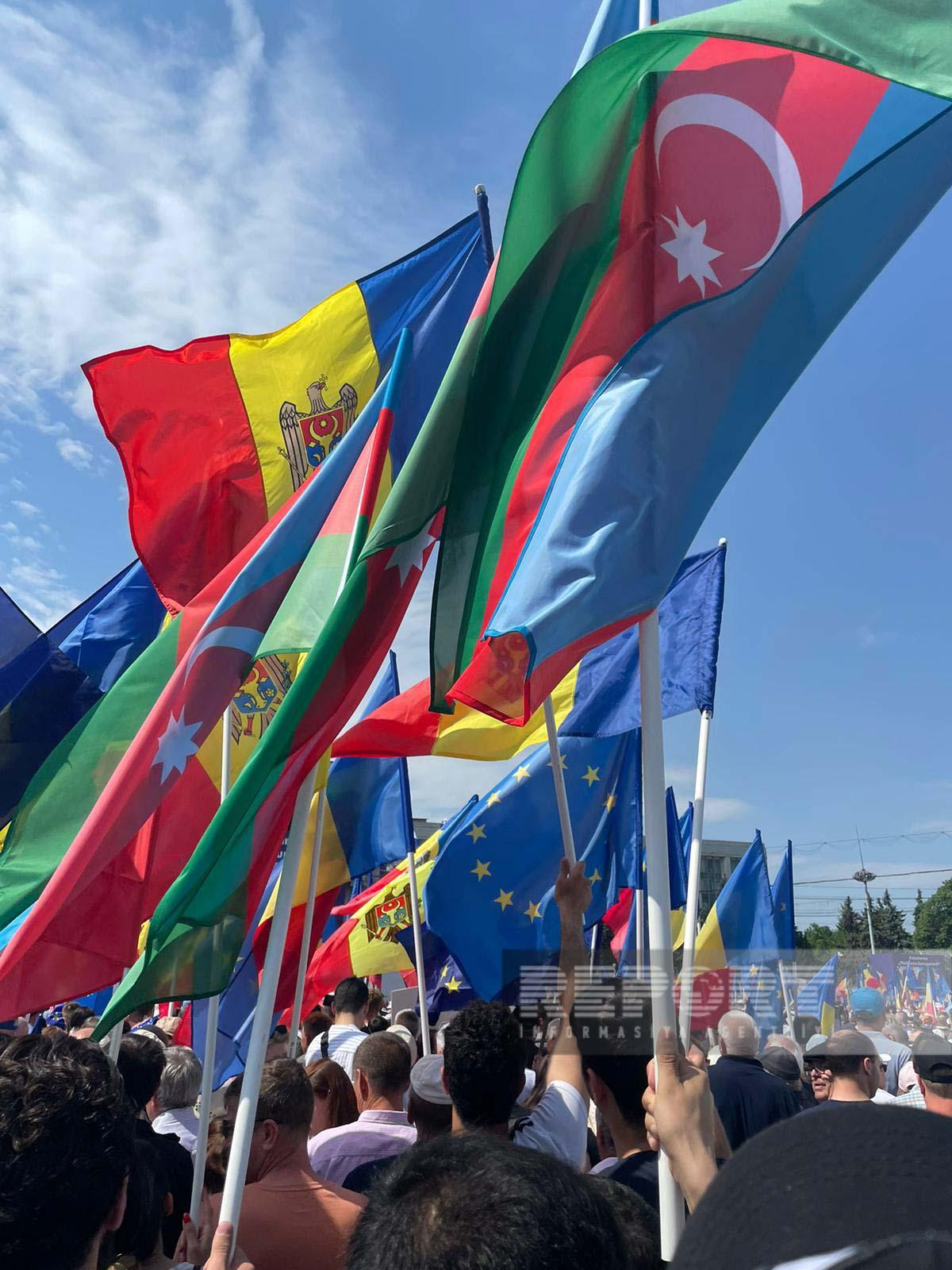 Азербайджанцы в Молдове. Митинг отчет