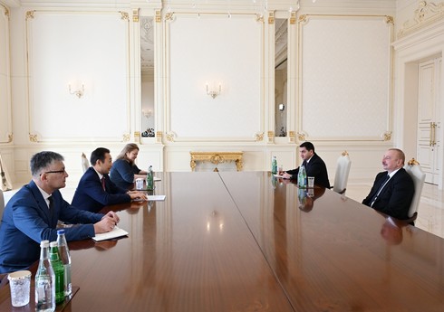 Президент Ильхам Алиев принял генерального секретаря СВМДА