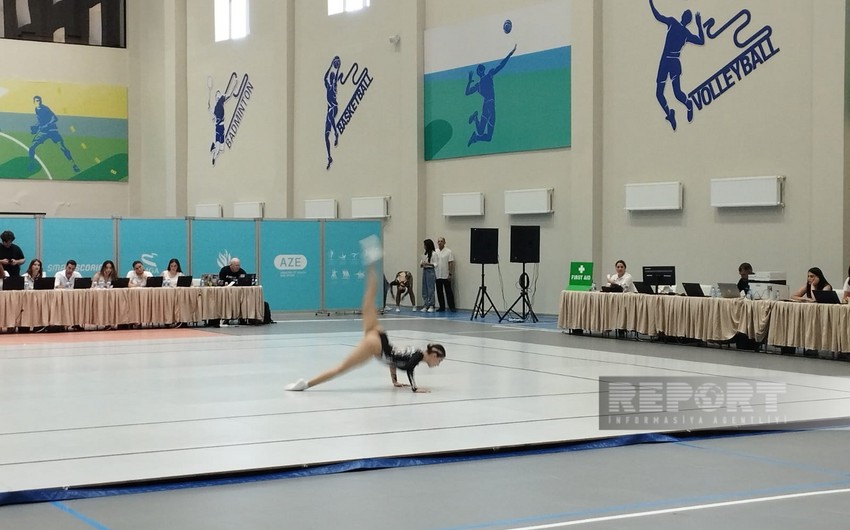 Neftçalada aerobika gimnastikası üzrə VIII ölkə çempionatı başa çatıb - YENİLƏNİB 