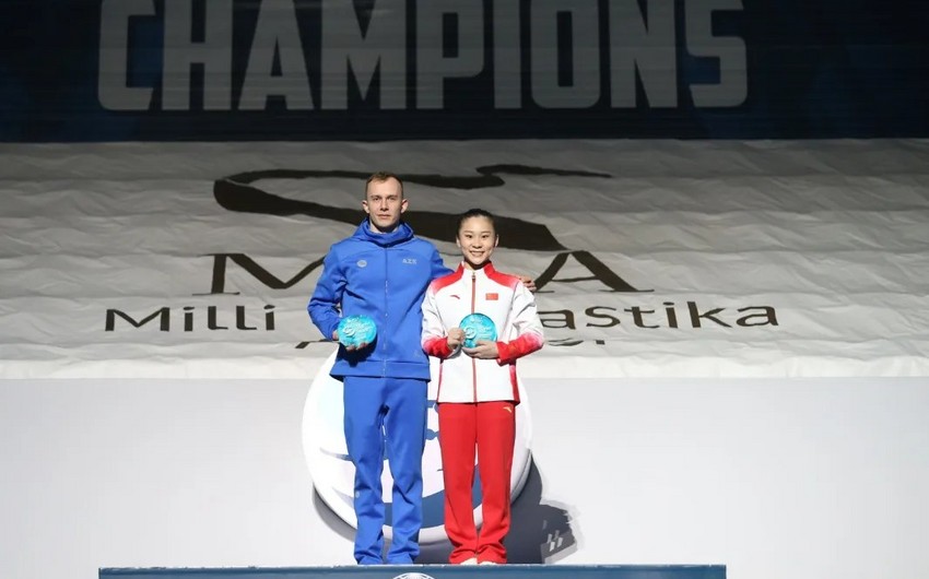 Azərbaycan gimnastı “AGF Trophy” kubokuna yiyələnib