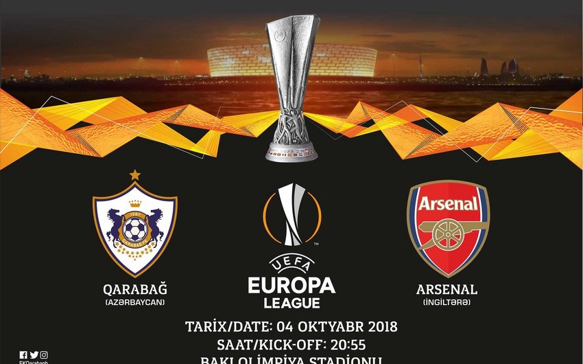 Qarabağ - Arsenal oyununa 30 mindən çox bilet satılıb
