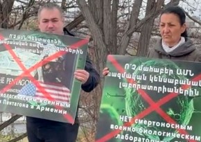 İrəvanda ABŞ səfirliyi qarşısında etiraz aksiyası keçirilib